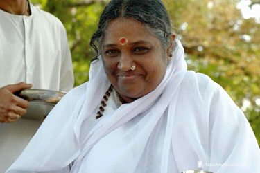 Amma looks at you