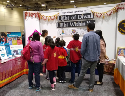 Booth at the Parilament of World Religions