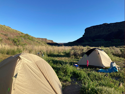 Camping in Owyhee River Canyon, Oregon